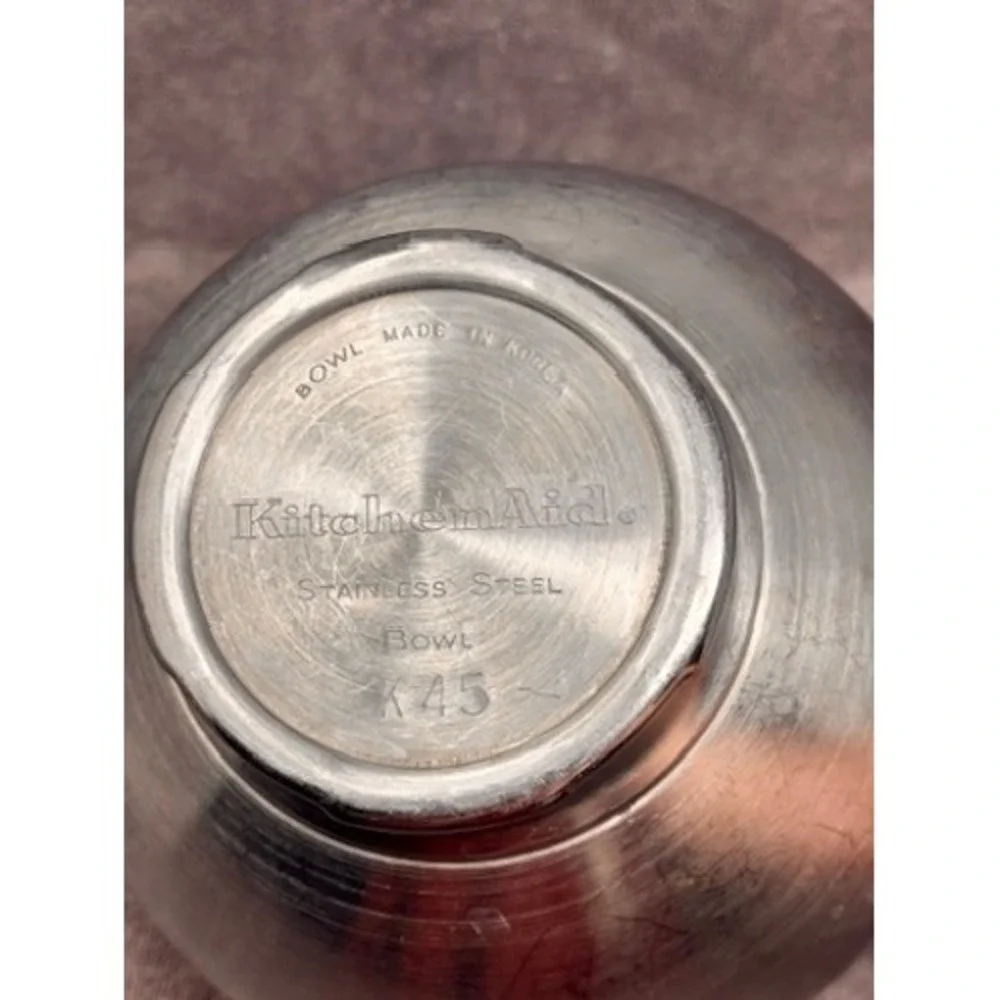 KitchenAid K45 Stainless Steel Stand Mixer Twist Lock Mixing Bowl Replacement
